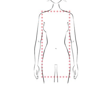 Pravokutni oblik tijela ili sportska građa