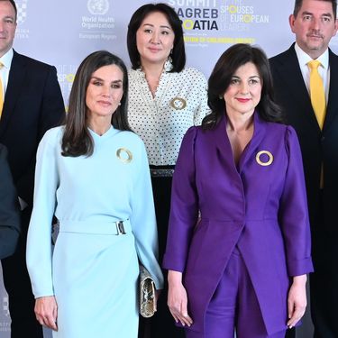 Sanja Musić Milanović u ljubičastom odijelu na Samitu supružnika europskih čelnika u Zagrebu - 2