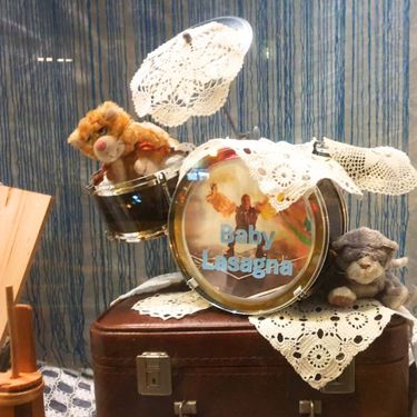 Izlog Adriane Meglaj kao podrška Baby Lasagni