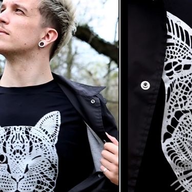 Baby Lasagna u majici na mačku