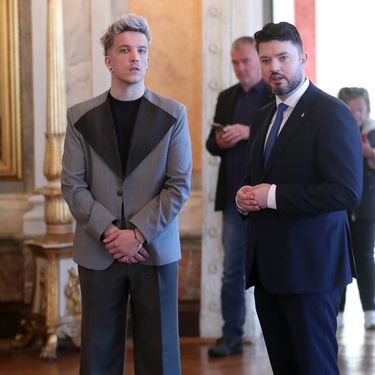 Baby Lasagna na prijemu kod dogradonačelnika Malmö Roka Kursara