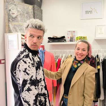 Dizajnerica Mirna Rasberger s Markom Purišićem