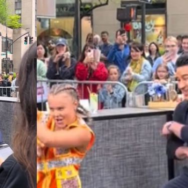 Pjevačica JoJo Siwa i glumac Mario Lopez izvode viralni ples u New Yorku