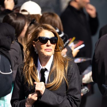 Anna Dello Russo s kravatom na Milanskom tjednu mode