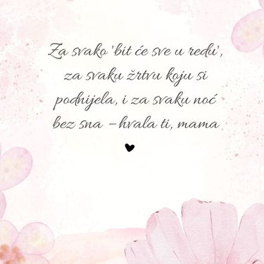 Tekstualne čestitke za Majčin dan