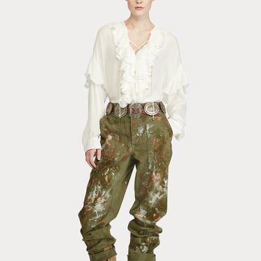 Ralph Lauren, hlače za žene poprskane bojom - 3