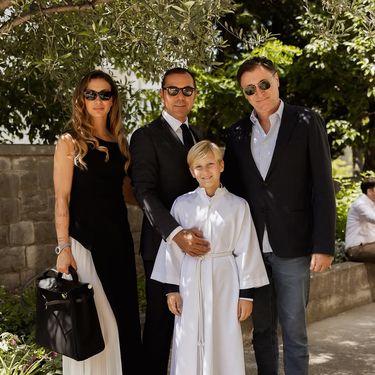 Ana Gruica Uglešić sa sinom Maratom, suprugom Boranom Uglešićem i bivšim partnerom Hrvojem Šalkovićem