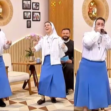 Časne sestre Marizele Cassiano i Marisa de Paula kako beatboxaju i plešu
