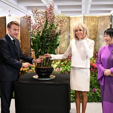 Emmanuel i Brigitte Macron u Singapuru