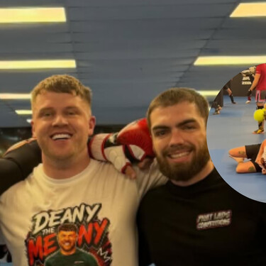 Influencer Dean Alex na treningu s Paddyjem Pimblettom