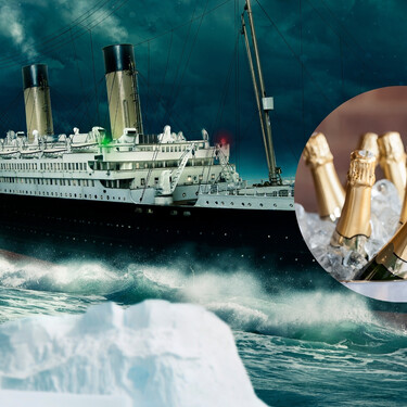 Titanic i boce Šampanjca