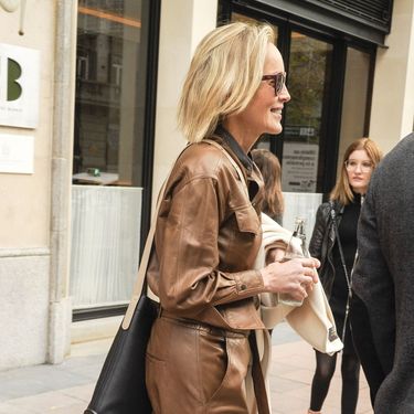 Sharon Stone u kožnatom kombinezonu - 4