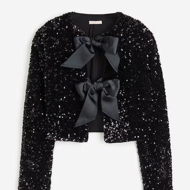 Jakna s mašnama i šljokicama iz H&M-a - 1