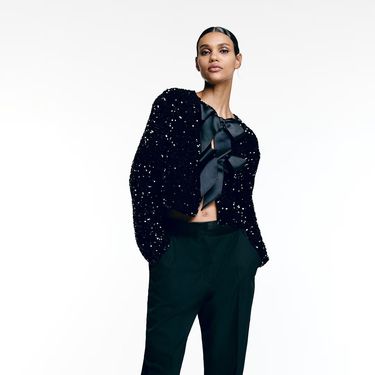 Jakna s mašnama i šljokicama iz H&M-a