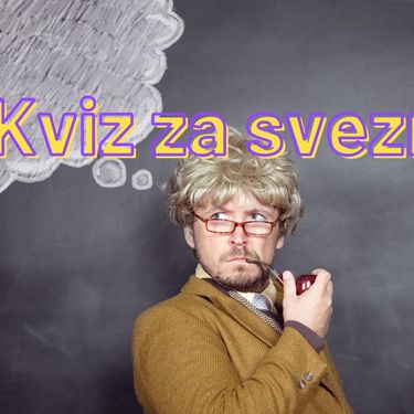 Čovjek koji zna sve i natpis kviza