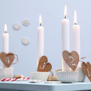 Adventski vjenčić s kalupima za muffine - 3