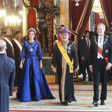 Kraljica Letizia u raskošnoj plavoj haljini