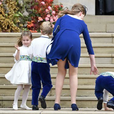 Princeza Charlotte i princ George na vjenčanju princeze Eugenie - 7