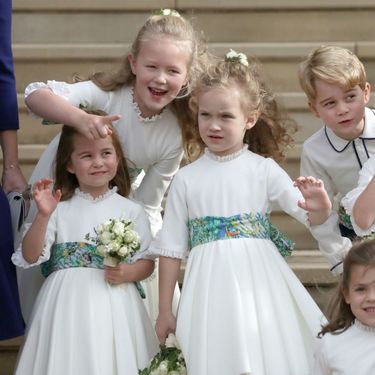 Princeza Charlotte i princ George na vjenčanju princeze Eugenie - 8