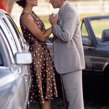 Tijekom filmske utakmice pola, Julia je nosila haljinu s točkastim uzorkom