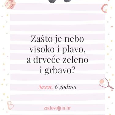 Pitanja klinaca na putu do vrtića - 8