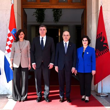 Zoran Milanović i Sanja Musić Milanović u posjetu Albaniji - 1