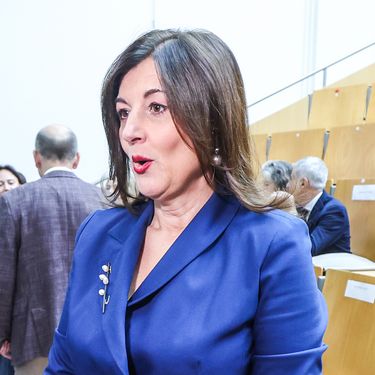 Sanja Musić Milanović u plavom odijelu - 6