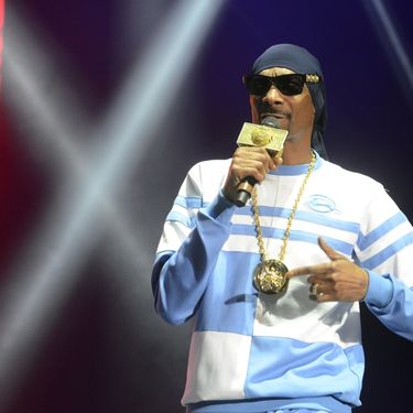 Reper Snoop Dogg na koncertu