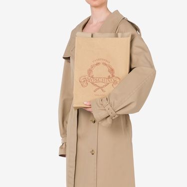 Torba u obliku papirnate vrećice s potpisom Moschina