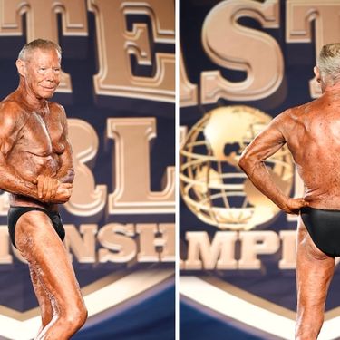 90-godišnji body builder James Arrington na natjecanju