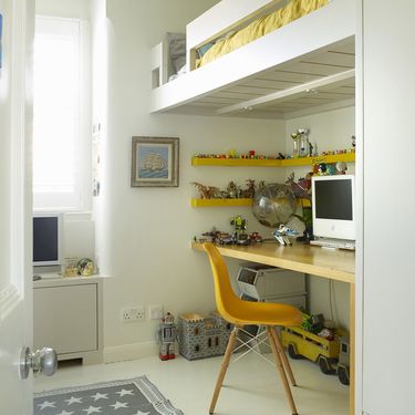 Krevet na kat za dječju sobu ispod kojeg se može staviti radni stol - 7