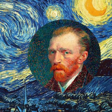 Umjetnik Vincent Van Gogh na autoportretu