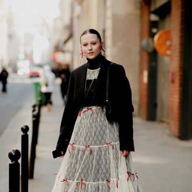 Spoj haljine i hlača u street style izdanju s Tjedna mode - 4