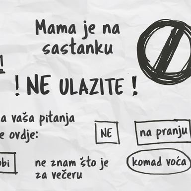 Poruka po uzoru na poruku britanske mame troje djece