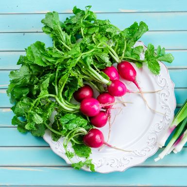 Rotkvice i mladi luk kraljevi su uskrsnog stola