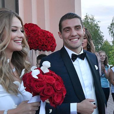 Izabel i Mateo Kovačić na svom vjenčanju