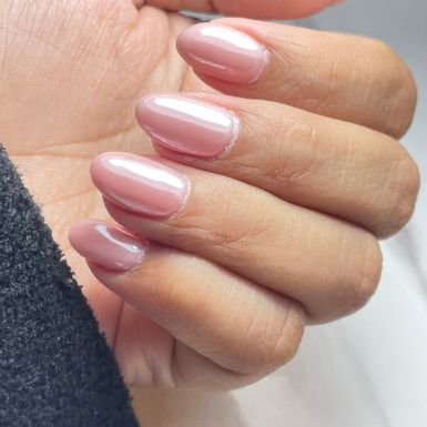 Metalik rosewater nokti