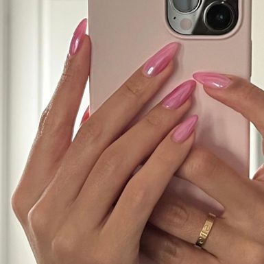 Metalik rosewater nokti