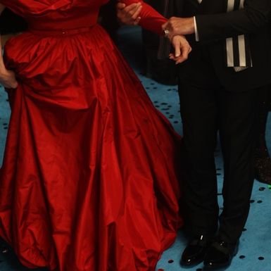 Meryl Streep i Stanley Tucci na setu filma