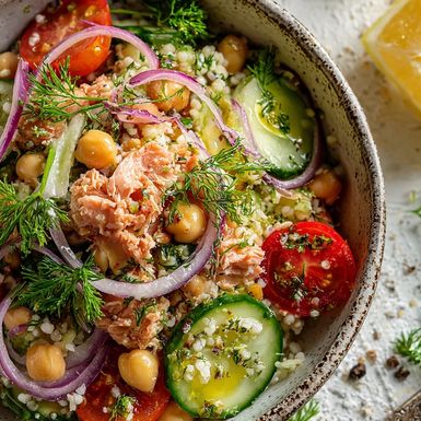 Salata od bulgura i tune