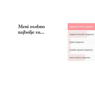 Rezultati ankete u trenutku pisanja teksta