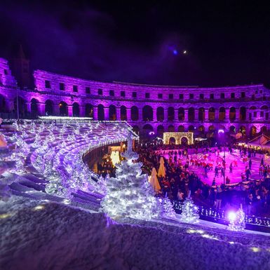 Klizalište u pulskoj Areni