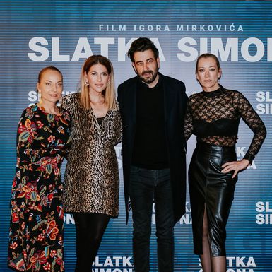 Jelena Perčin u društvu Sandre Lončarić, Janka Popovića Volarića i Lane Barić