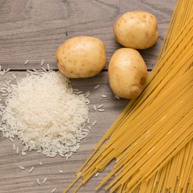 Krumpir, tjestenina i kruh