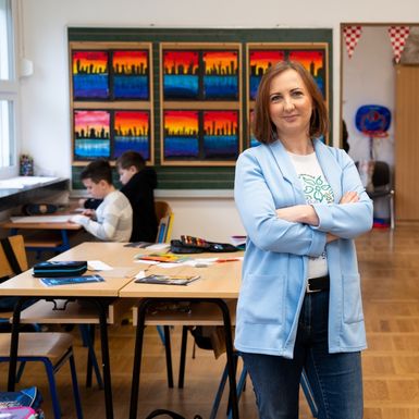 Učiteljica Mihaela Koren