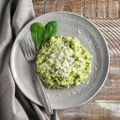 Rižotot sa špinatom