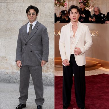 Hudson Williams u dva Armanijeva odijela - kroj desnog mu vidno bolje pristaje