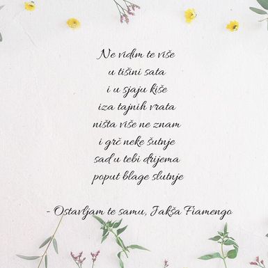 Najljepši stihovi iz pjesama Olivera Dragojevića - 8