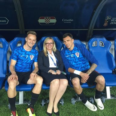 Iva Olivari je team menadžerica hrvatske nogometne reprezentacije - 1