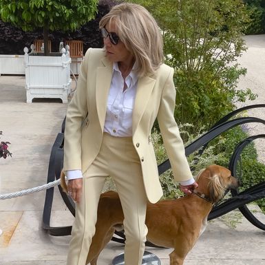 Brigitte Macron na vrtnoj zabavi u Elizejskoj palači
